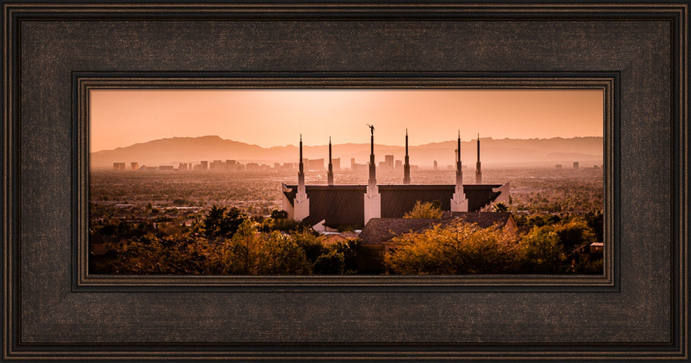 Las Vegas Temple - City in Sepia