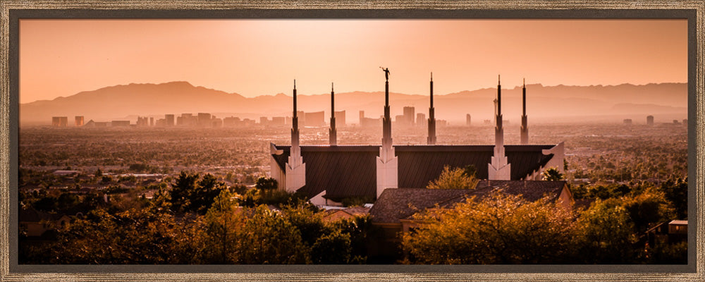 Las Vegas Temple - City in Sepia