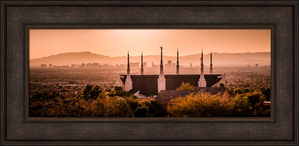 Las Vegas Temple - City in Sepia