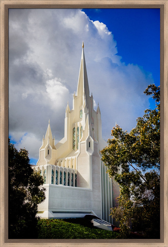 San Diego Temple - Spire and Cloud
