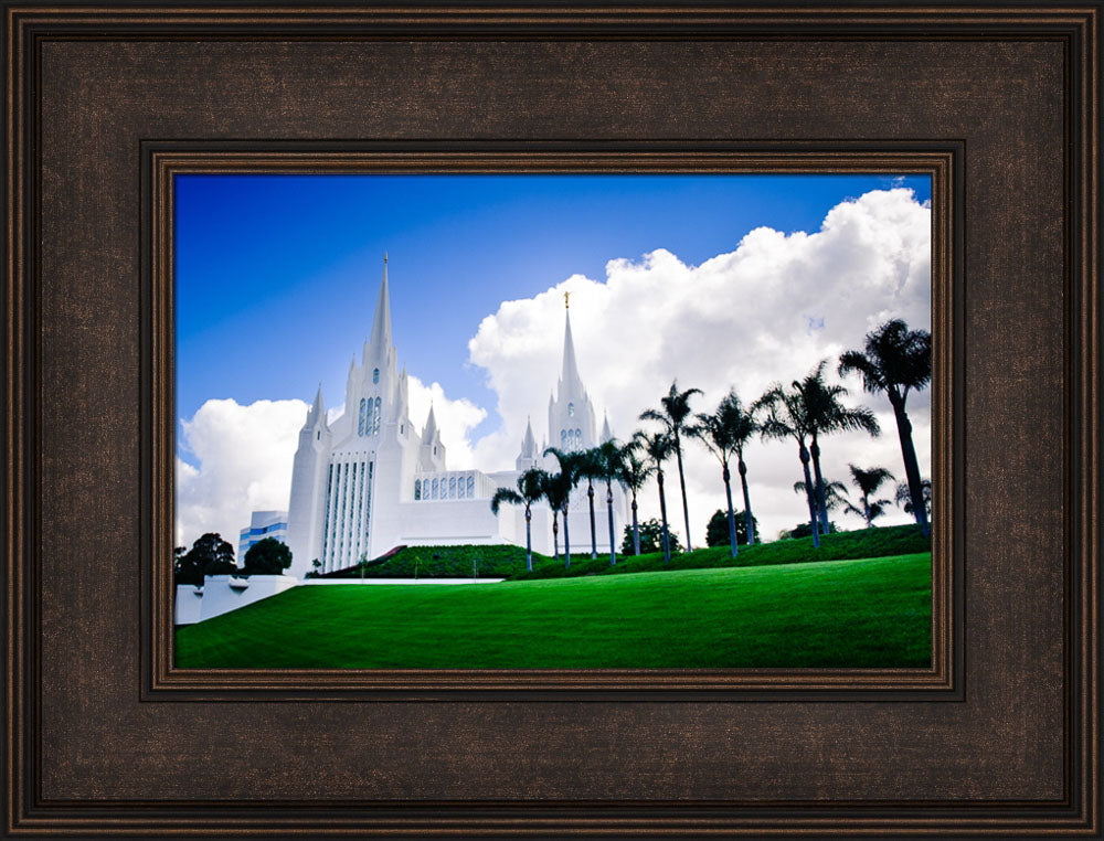 San Diego Temple - Summer Palms