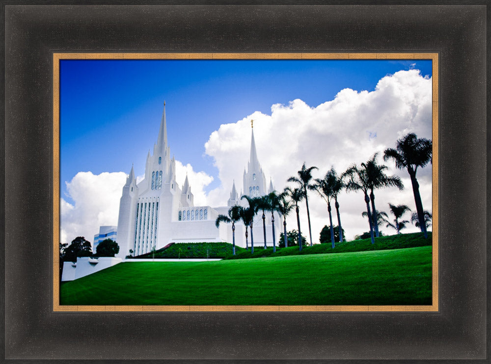 San Diego Temple - Summer Palms