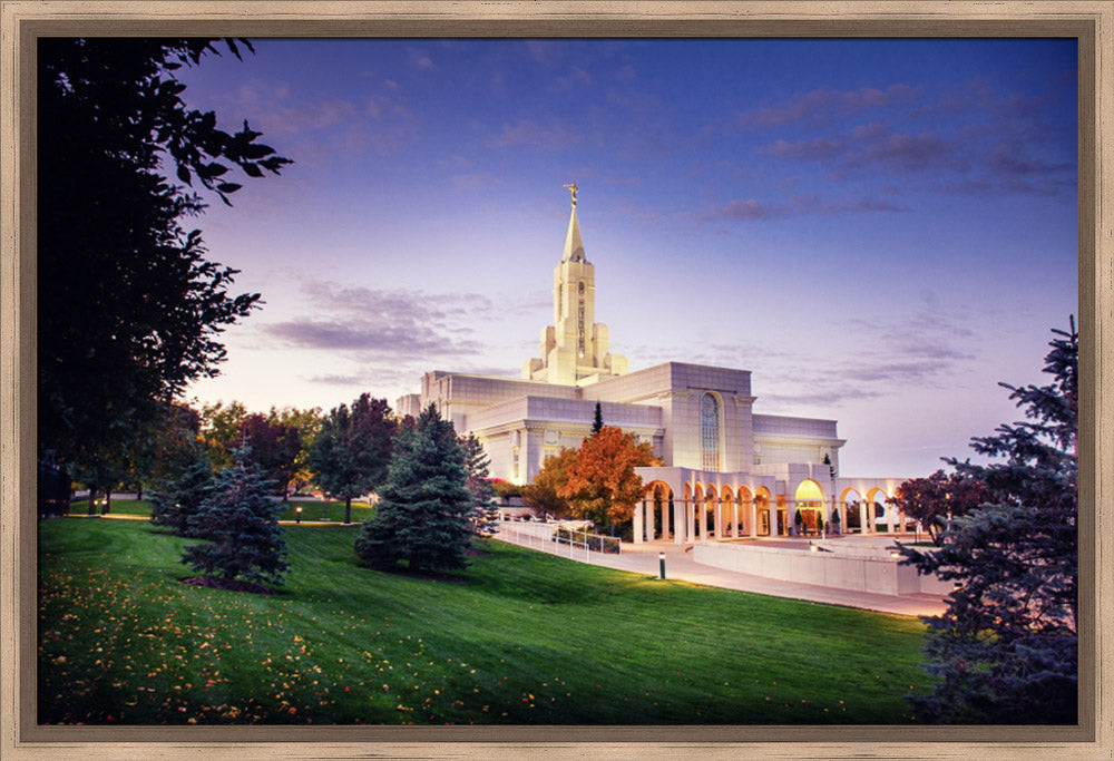 Bountiful Temple - Fall Sunrise