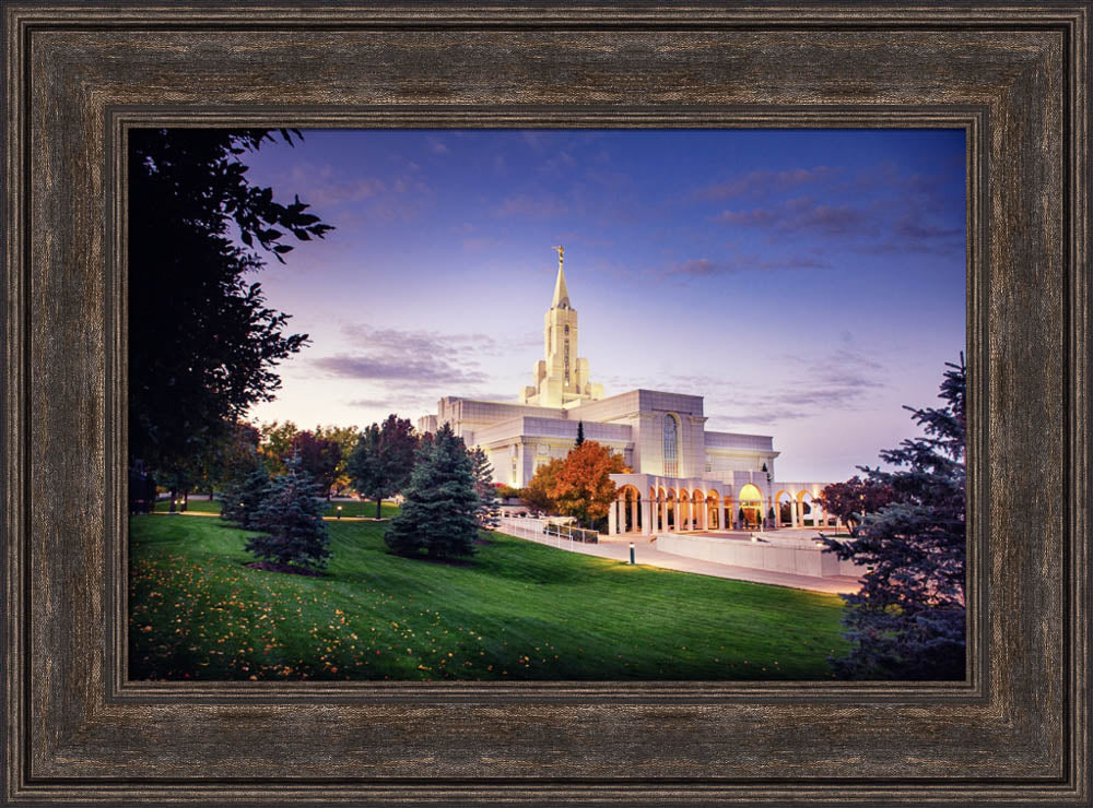 Bountiful Temple - Fall Sunrise