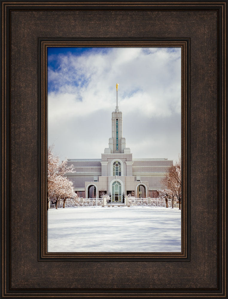 Mt Timpanogos Temple - Snowy White