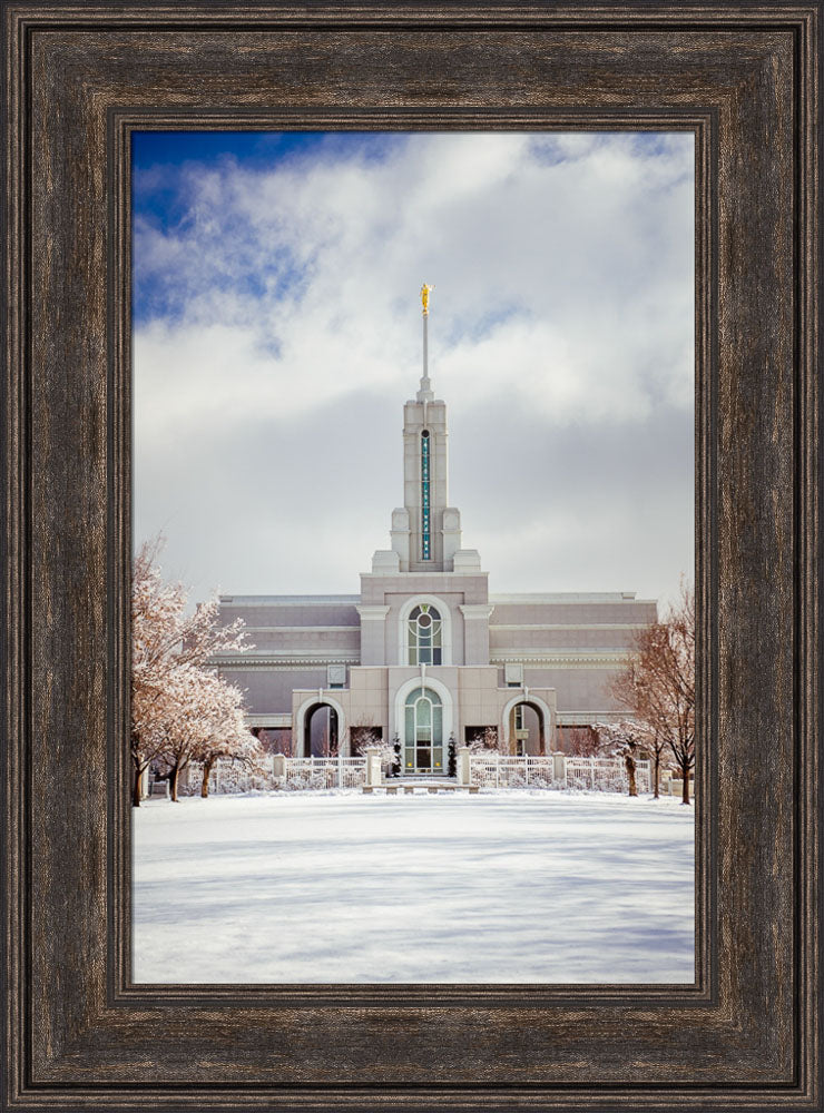 Mt Timpanogos Temple - Snowy White