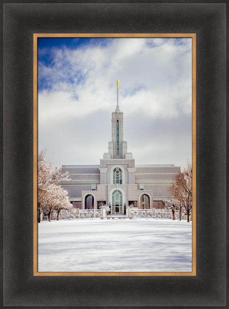 Mt Timpanogos Temple - Snowy White