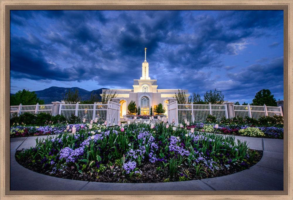 Mt Timpanogos Temple - Flowers