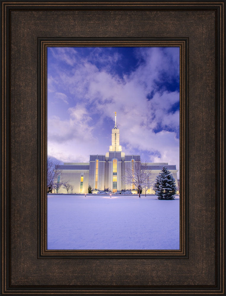 Mt Timpanogos Temple - Morning Snow