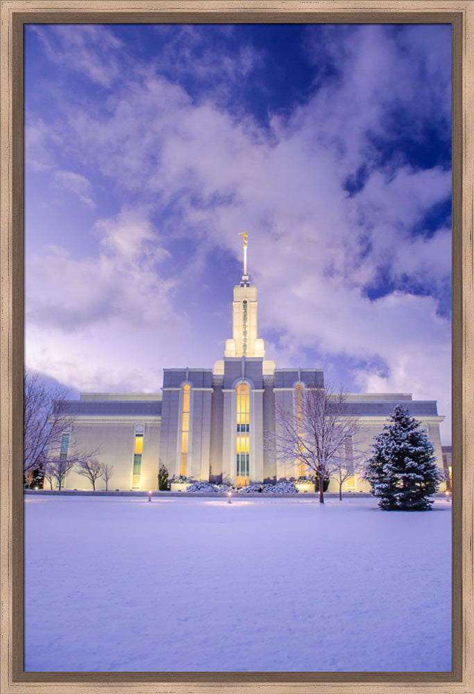 Mt Timpanogos Temple - Morning Snow
