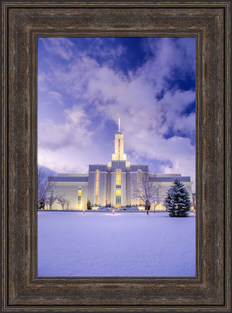 Mt Timpanogos Temple - Morning Snow