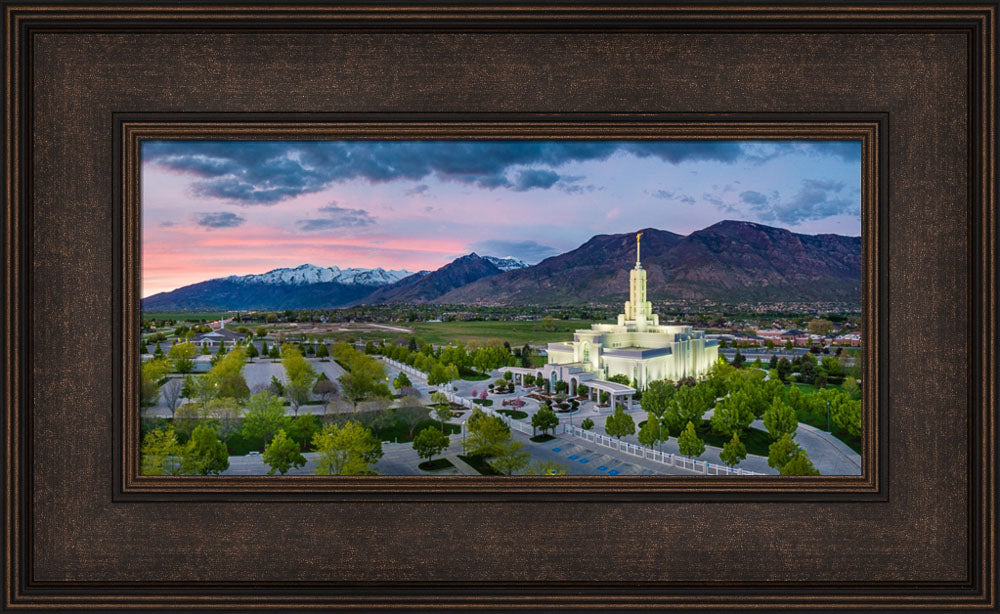 Mt Timpanogos Temple - Nestled in the Mountains