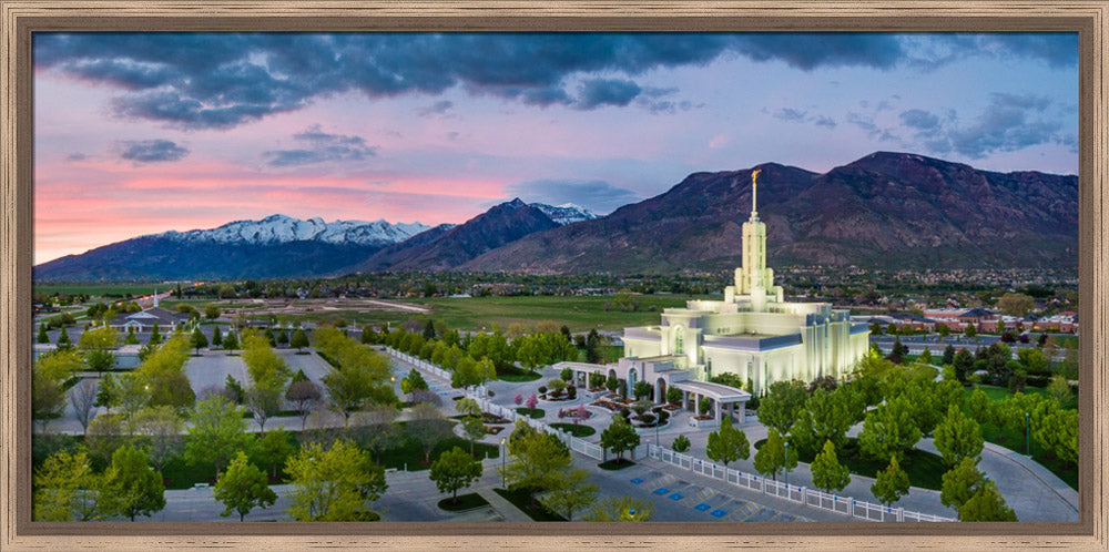 Mt Timpanogos Temple - Nestled in the Mountains