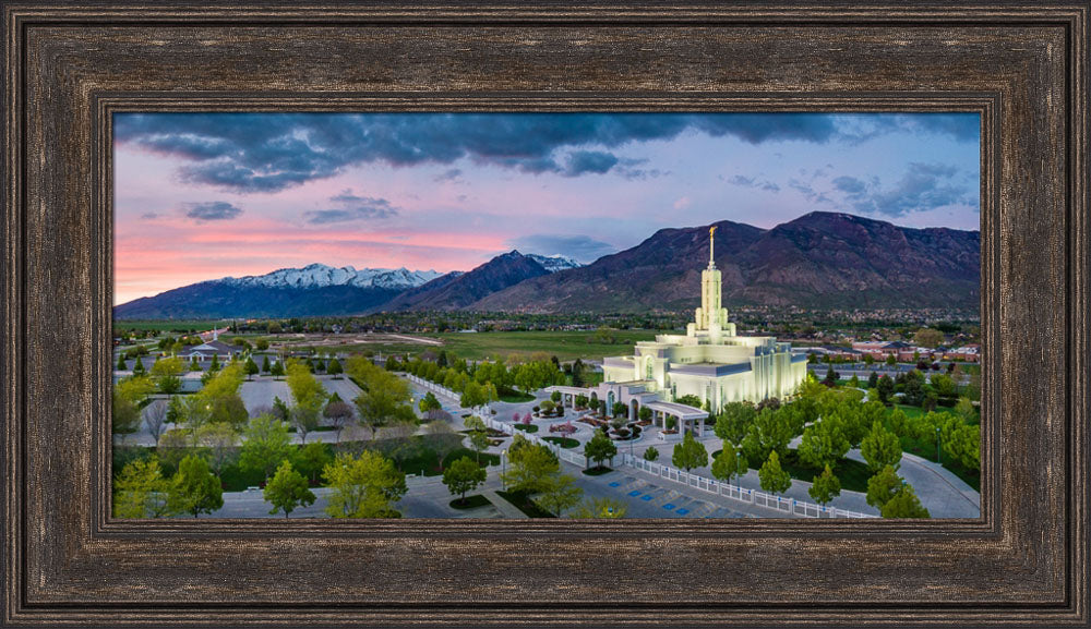 Mt Timpanogos Temple - Nestled in the Mountains