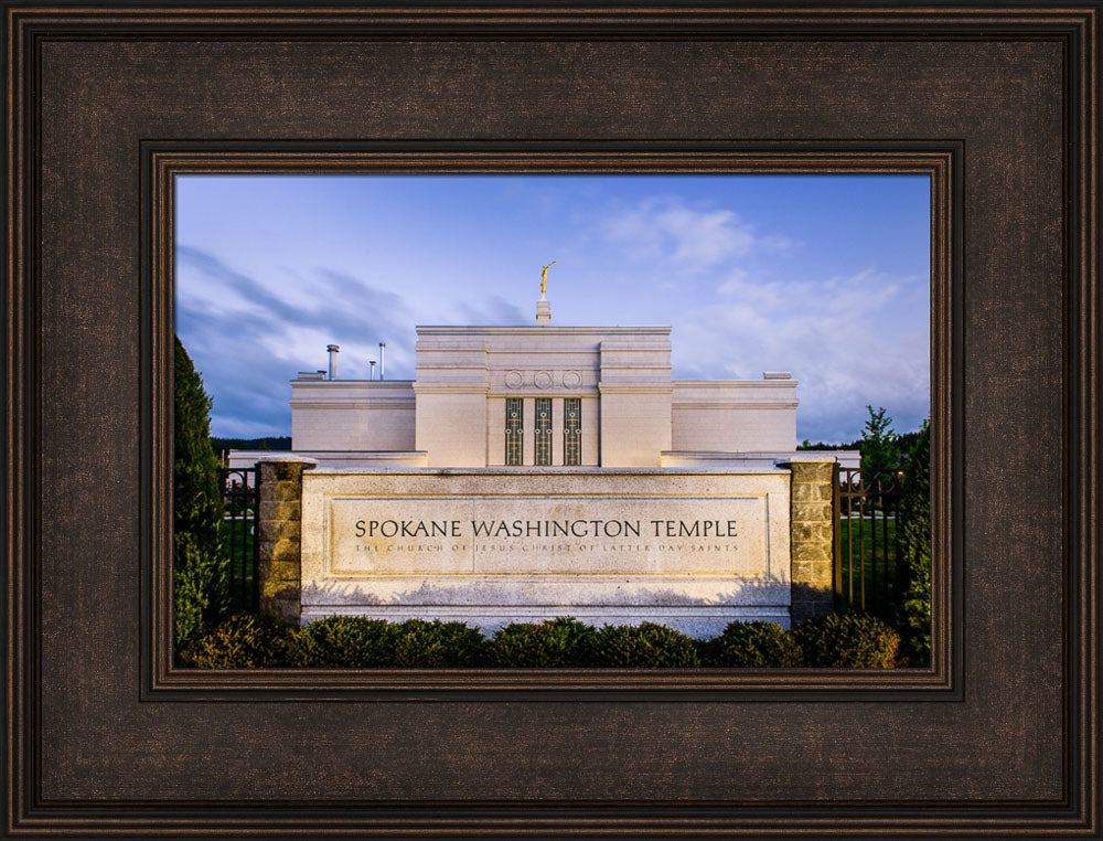Spokane Temple - Sign
