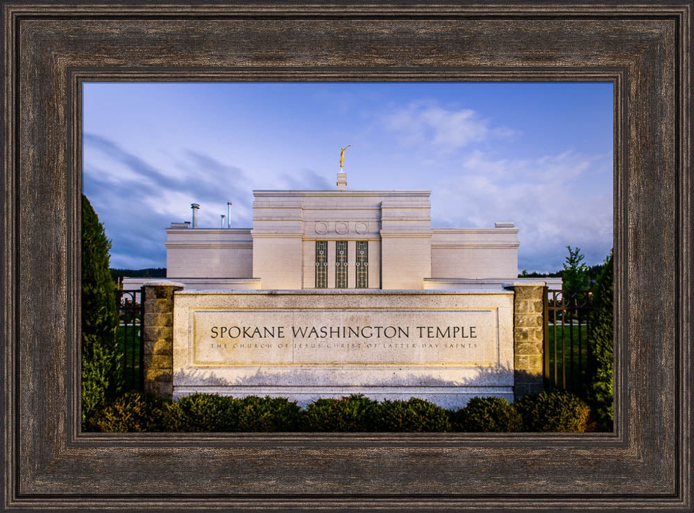 Spokane Temple - Sign