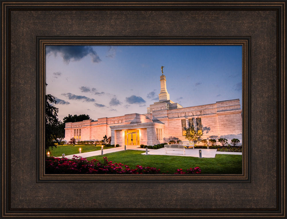 Columbus Temple - Evening Shadows