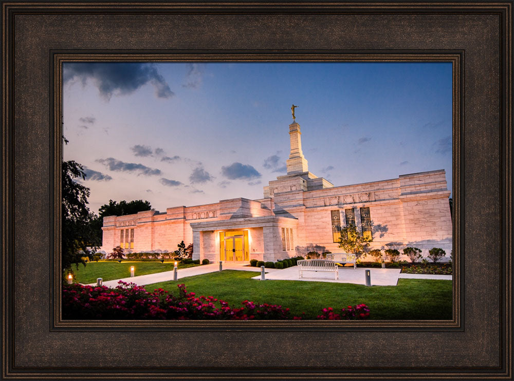 Columbus Temple - Evening Shadows