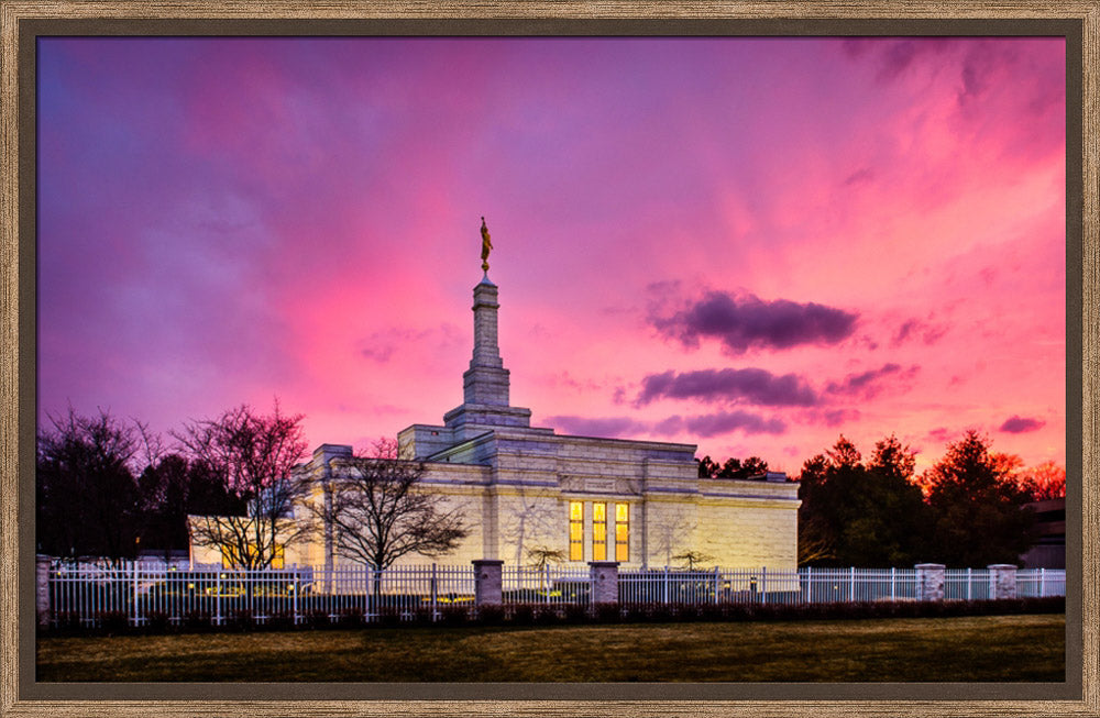 Detroit Temple - Pink Sunset