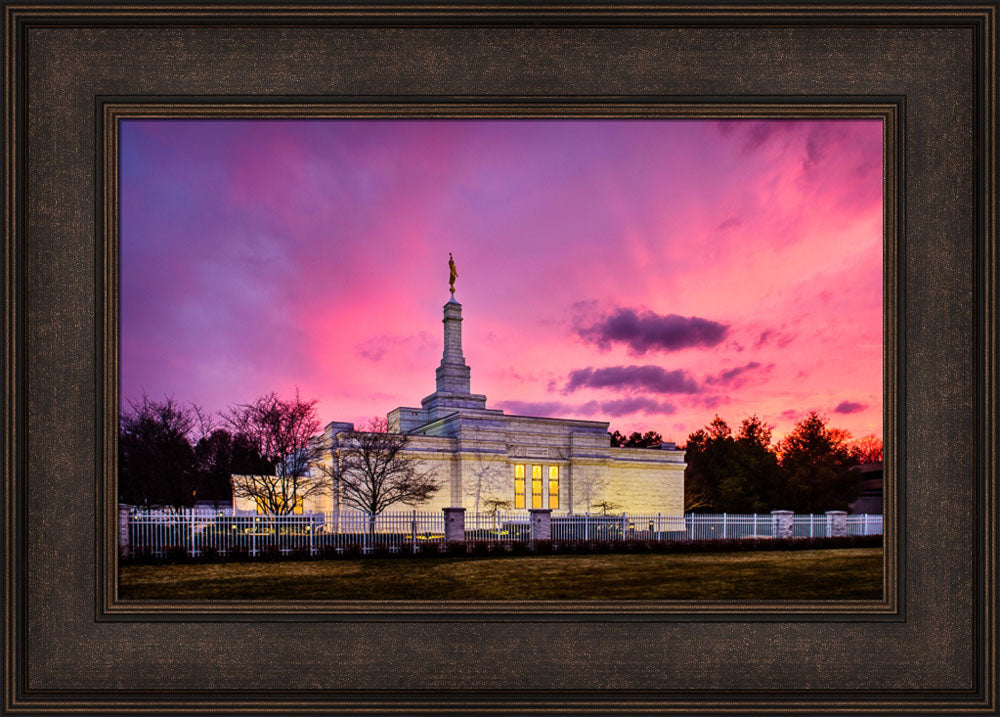 Detroit Temple - Pink Sunset