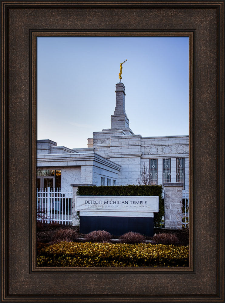 Detroit Temple - Sign