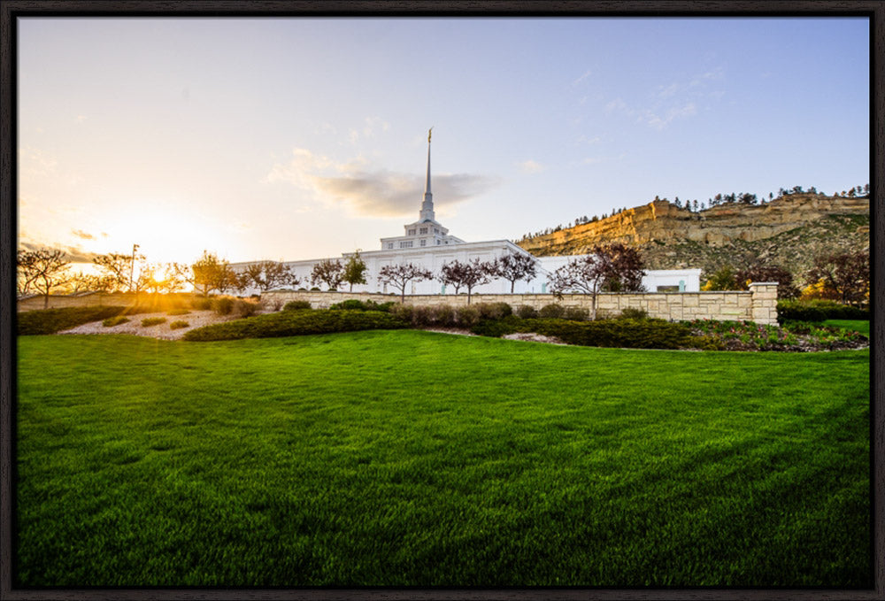 Billings Temple - Sunset