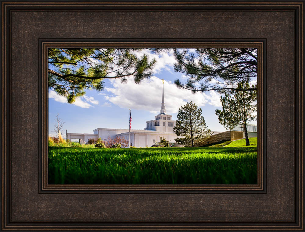 Billings Temple - Through Trees