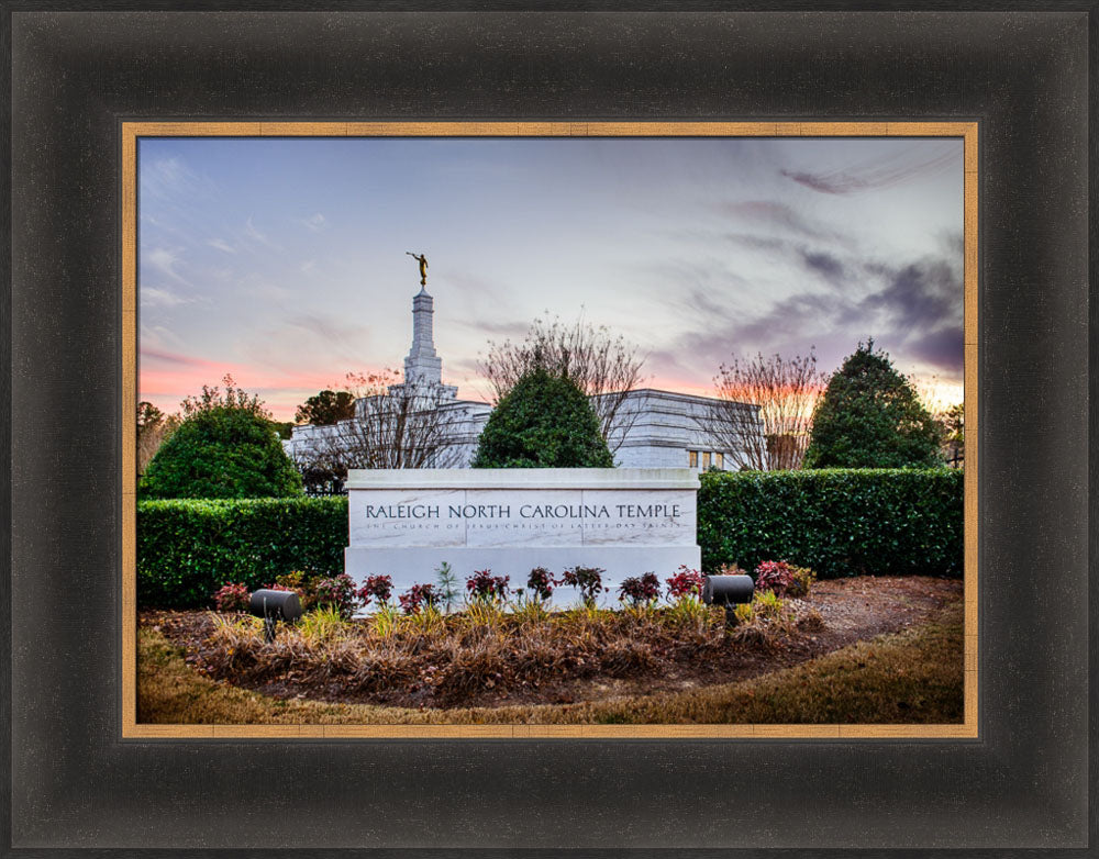 Raleigh Temple - Sunset Sign