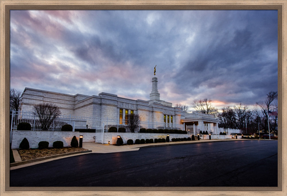 Louisville Temple - Clouded Evening