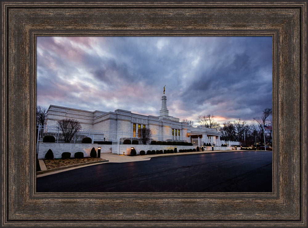 Louisville Temple - Clouded Evening