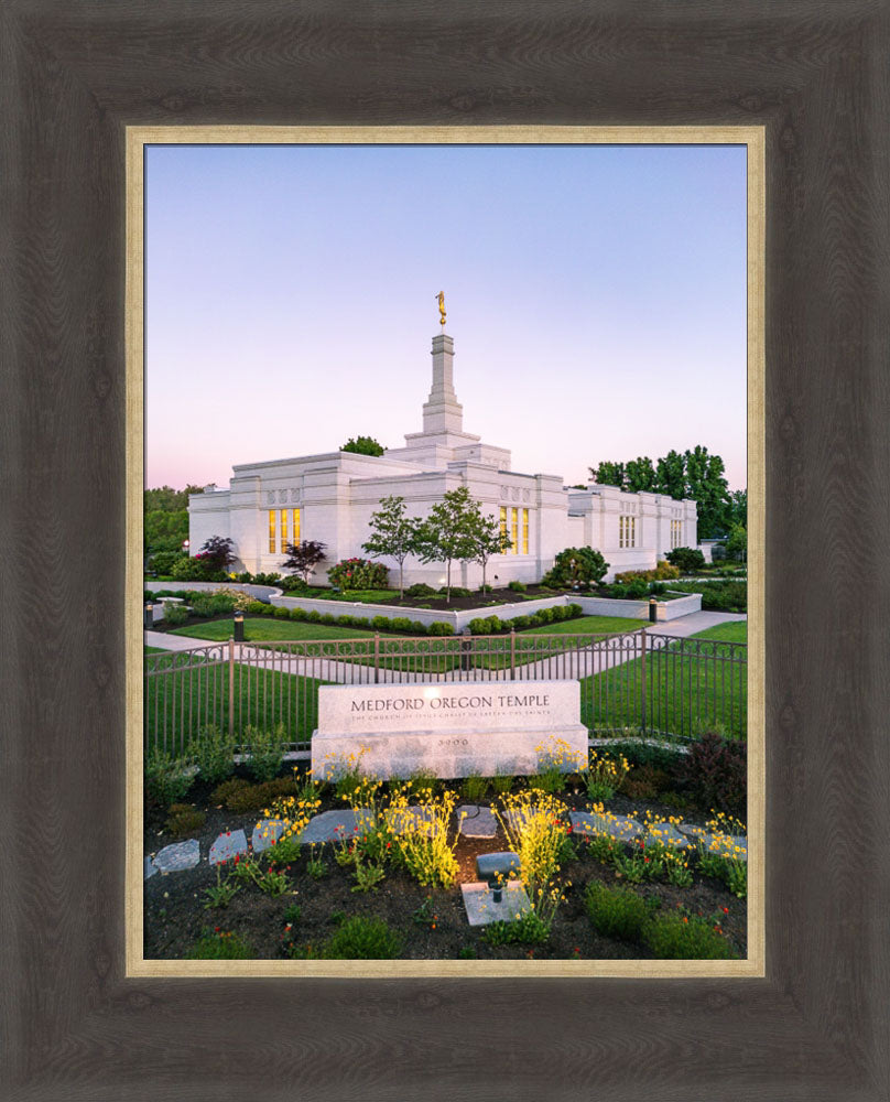 Medford Oregon Temple - Garden Sign