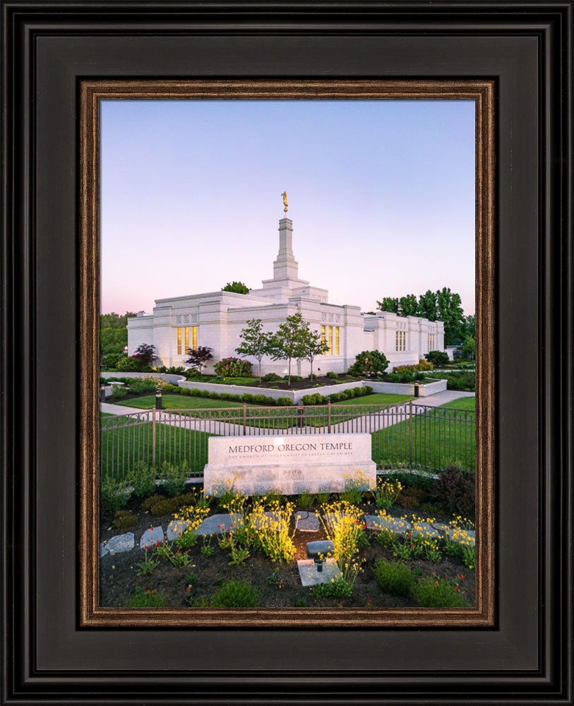 Medford Oregon Temple - Garden Sign