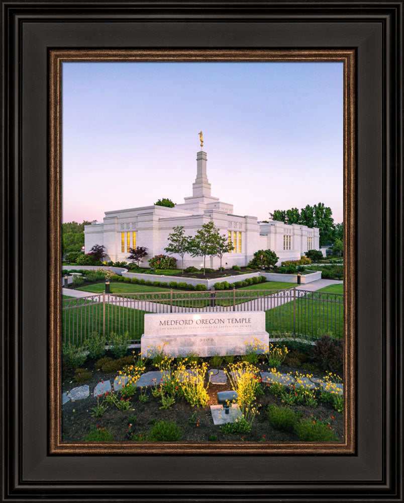 Medford Oregon Temple - Garden Sign