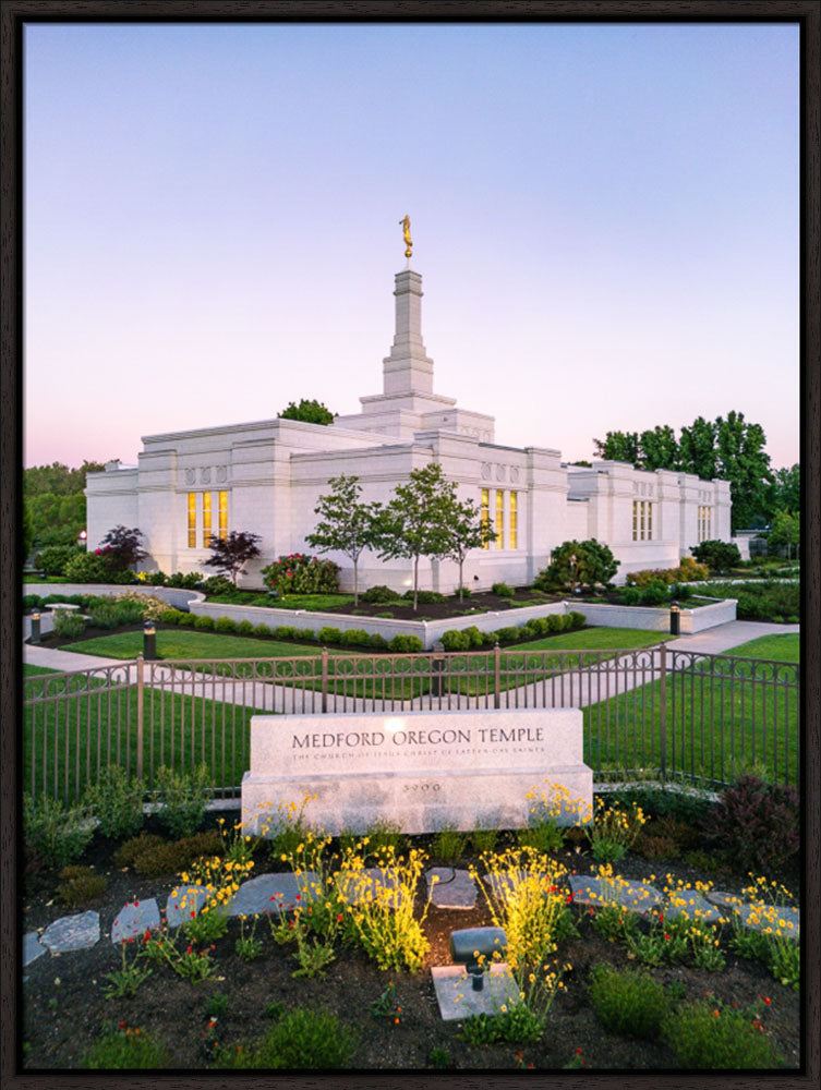 Medford Oregon Temple - Garden Sign