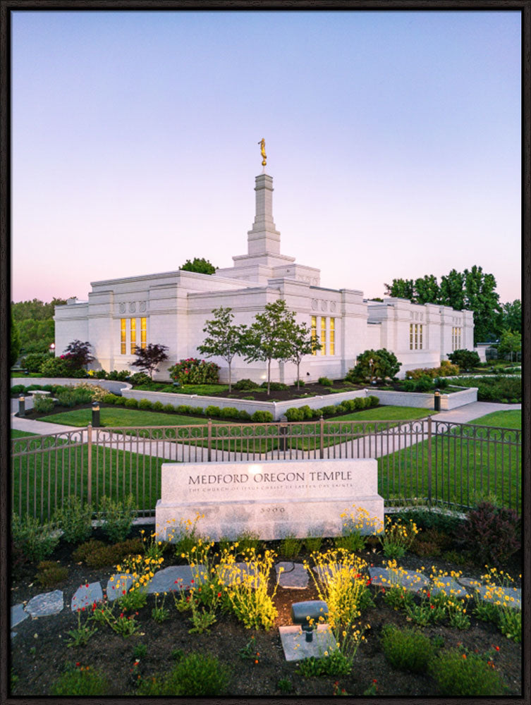 Medford Oregon Temple - Garden Sign