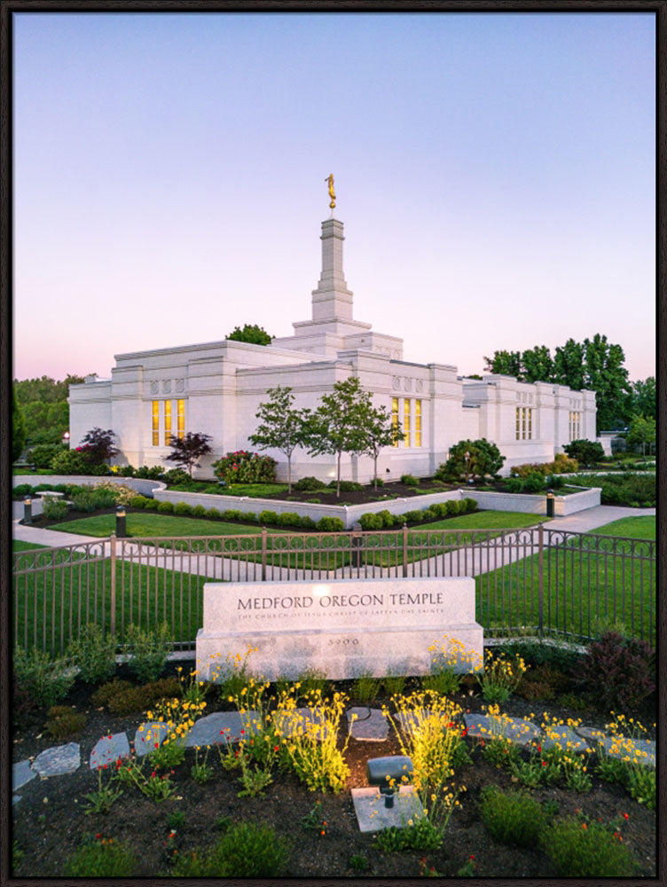 Medford Oregon Temple - Garden Sign