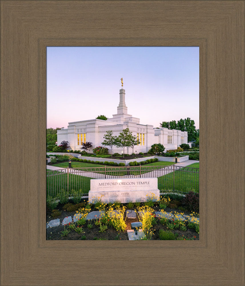 Medford Oregon Temple - Garden Sign