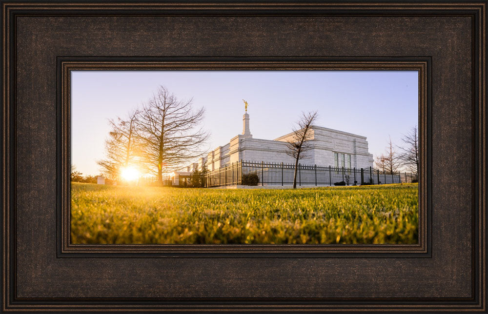 Oklahoma City Temple - Setting Sun
