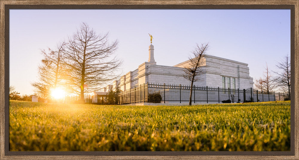 Oklahoma City Temple - Setting Sun
