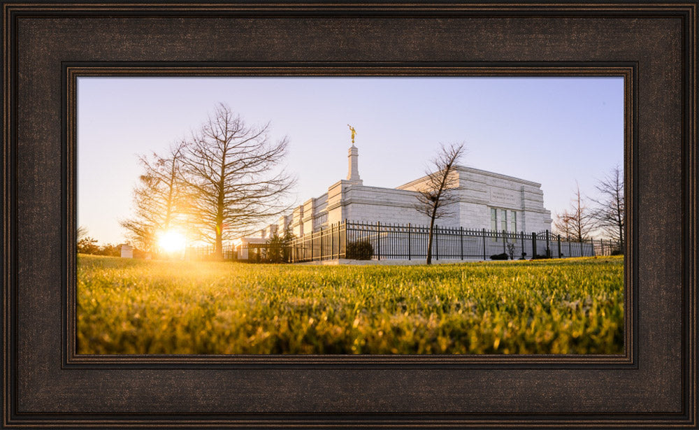 Oklahoma City Temple - Setting Sun