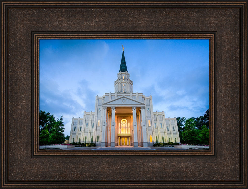 Houston Temple - Blue Twilight