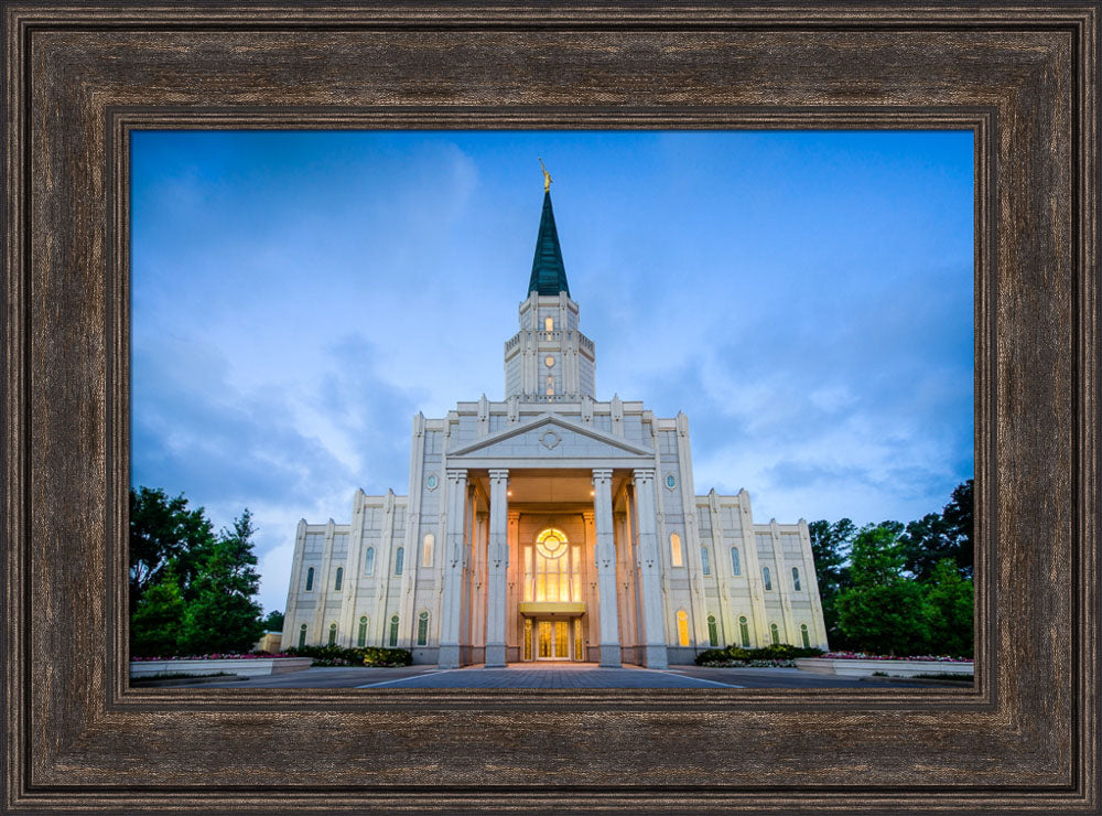 Houston Temple - Blue Twilight