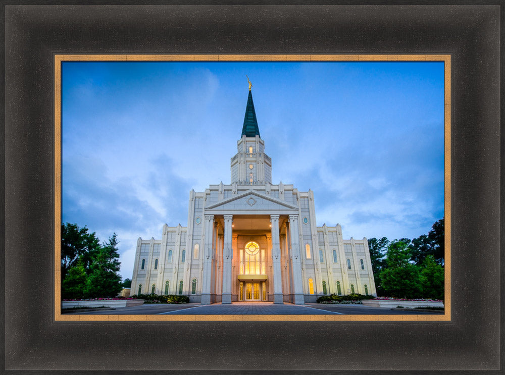 Houston Temple - Blue Twilight