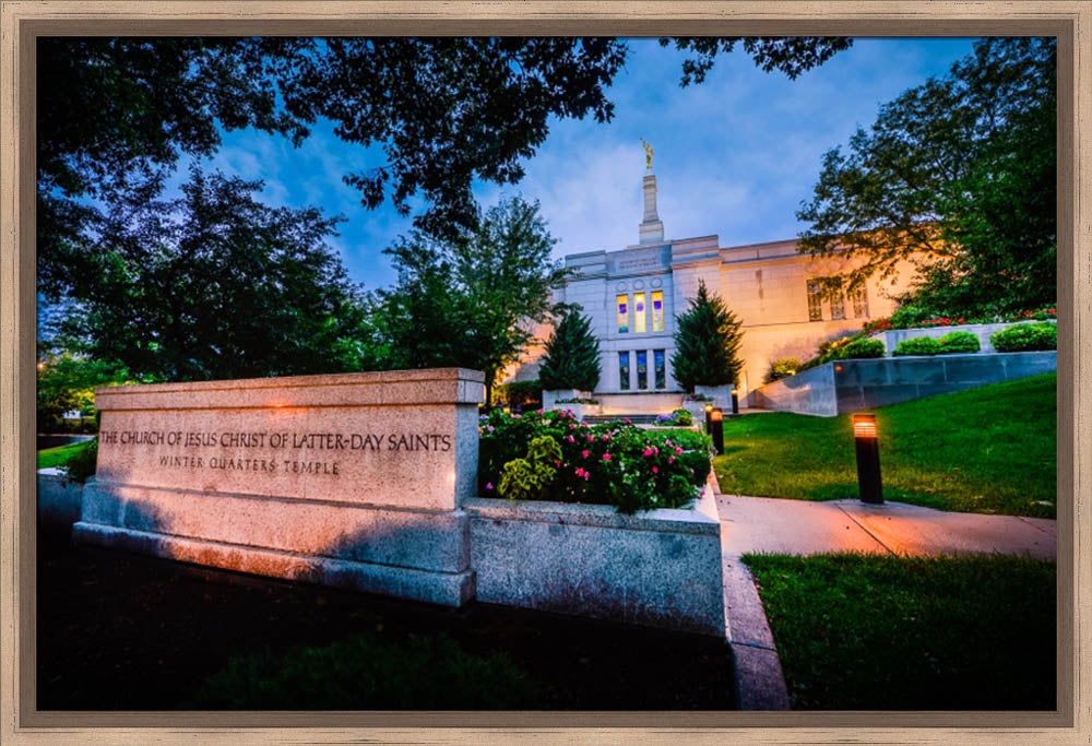 Winter Quarters Temple - Sign