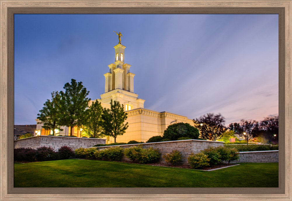 Columbia River Temple - Twilight by Scott Jarvie