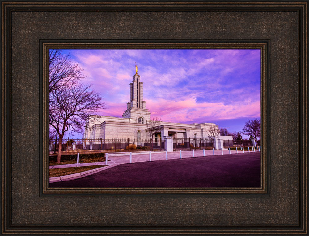 Lubbock Temple - Sunrise from the Left