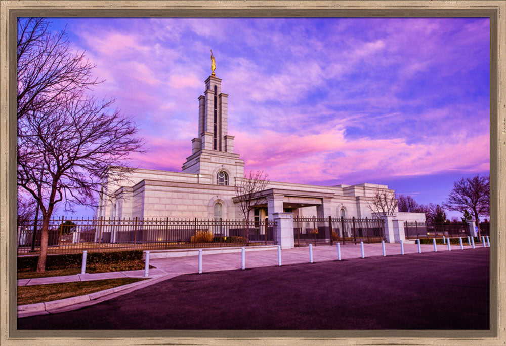 Lubbock Temple - Sunrise from the Left