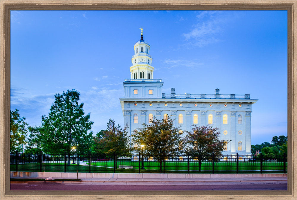 Nauvoo Temple - All Lit Up