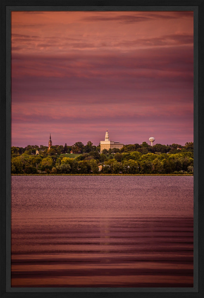 Nauvoo Temple - Across the Mississippi