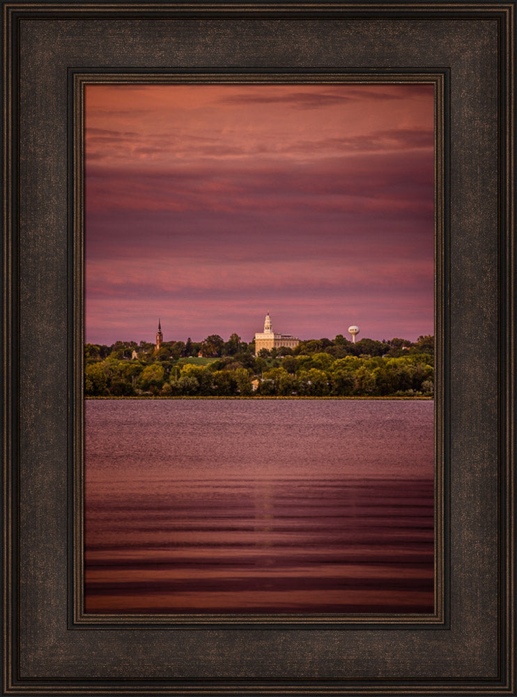 Nauvoo Temple - Across the Mississippi